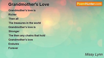 Missy Lynn - Grandmother's Love