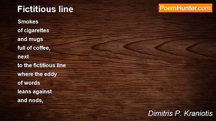 Dimitris P. Kraniotis - Fictitious line
