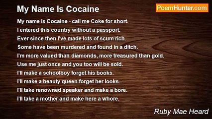 Ruby Mae Heard - My Name Is Cocaine