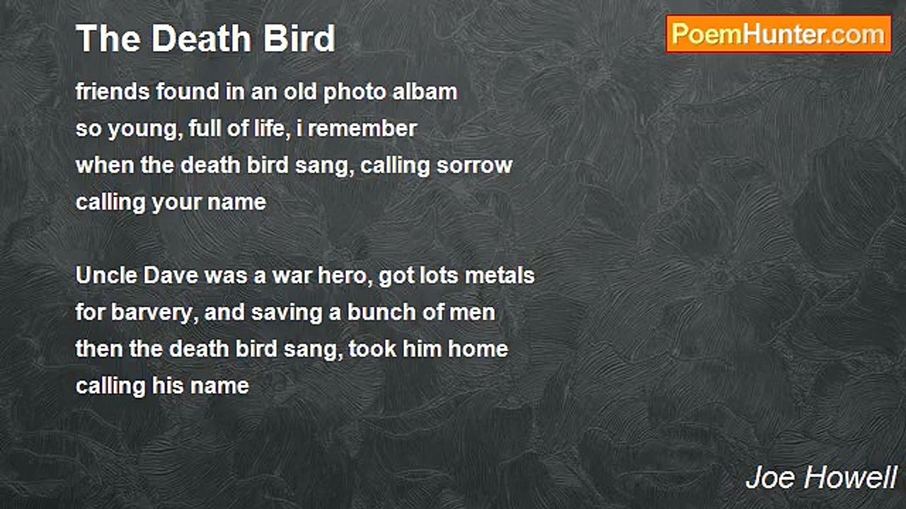 Joe Howell - The Death Bird