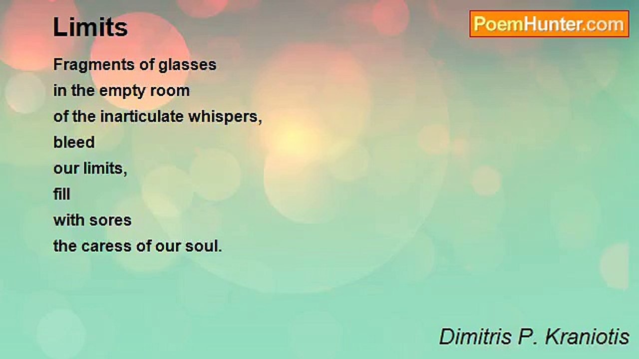 Dimitris P. Kraniotis - Limits