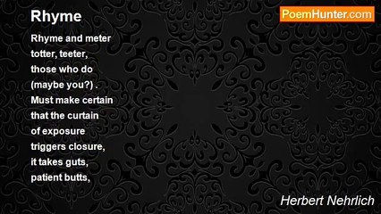 Herbert Nehrlich - Rhyme