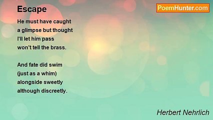 Herbert Nehrlich - Escape