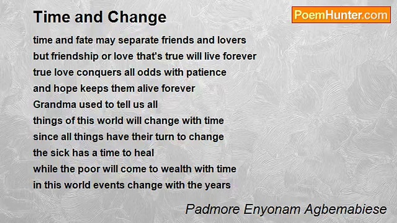 Padmore Enyonam Agbemabiese - Time and Change
