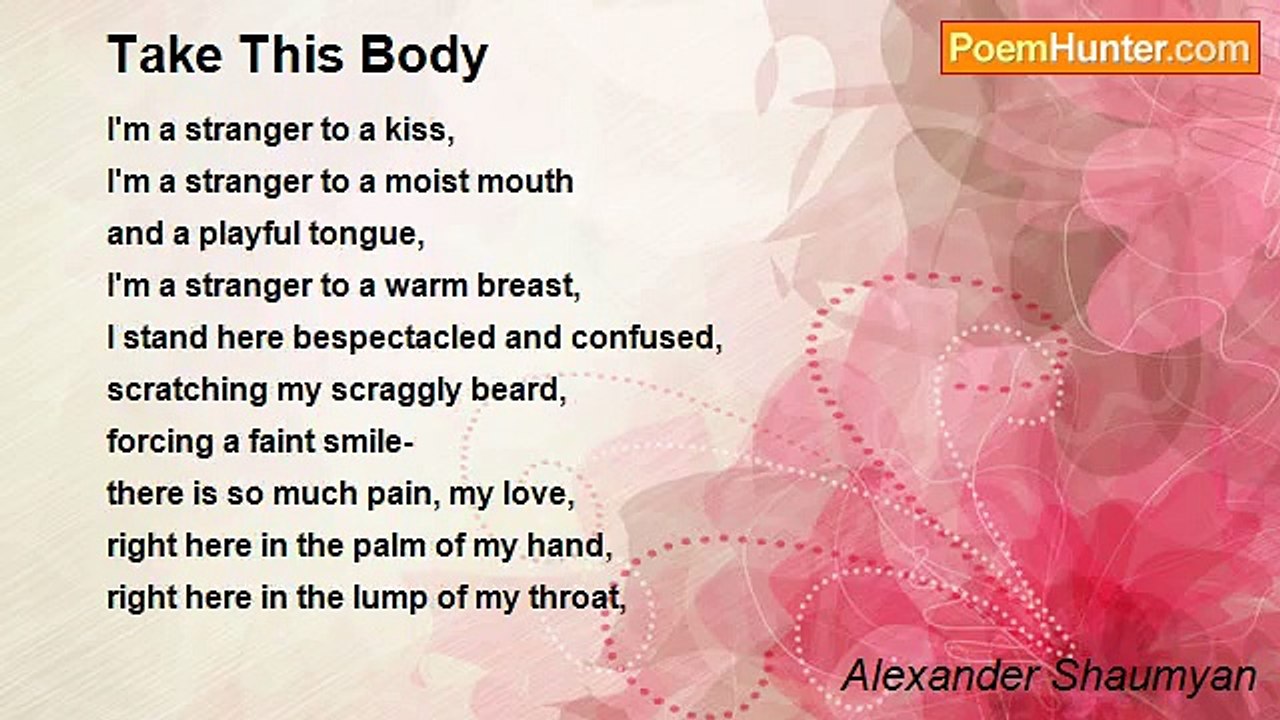 Alexander Shaumyan - Take This Body