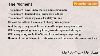Mark Anthony Mendoza - The Moment