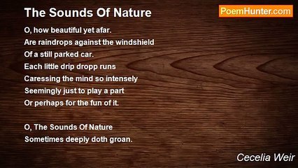 Cecelia Weir - The Sounds Of Nature