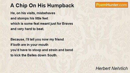 Herbert Nehrlich - A Chip On His Humpback
