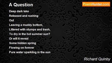 Richard Quinby - A Question