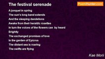 Kae Morii - The festival serenade