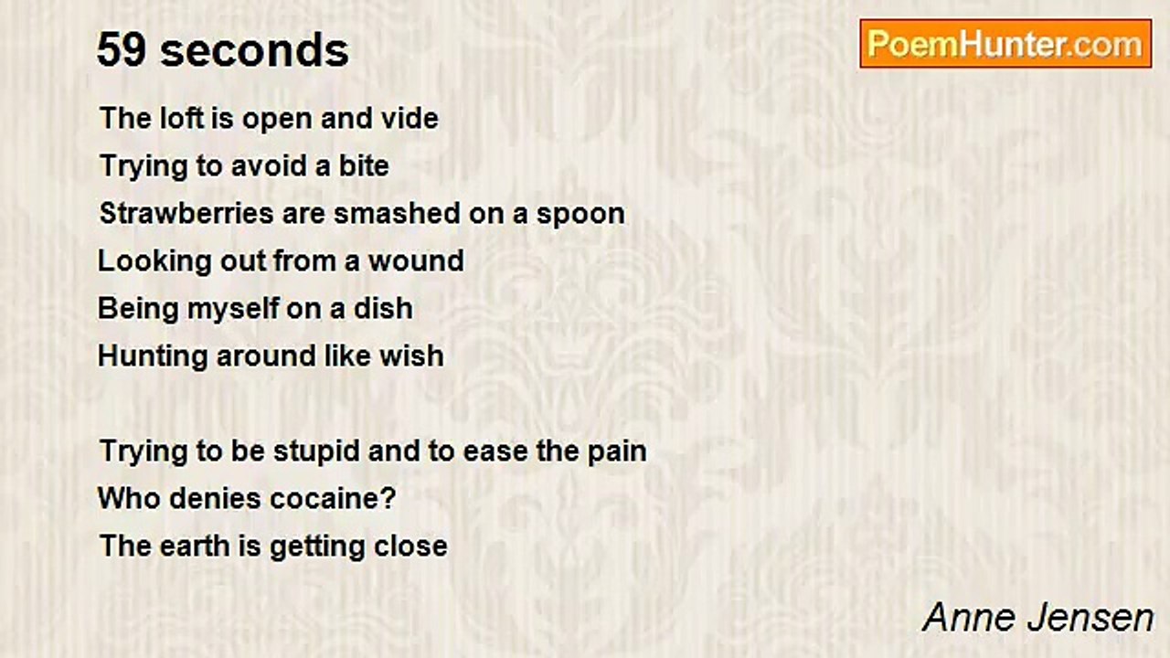 Anne Jensen - 59 seconds