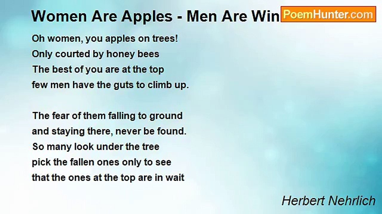 Herbert Nehrlich - Women Are Apples - Men Are Wine