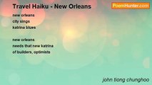 john tiong chunghoo - Travel Haiku - New Orleans