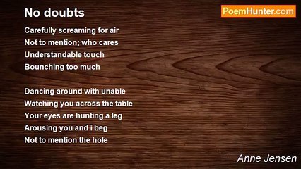 Anne Jensen - No doubts