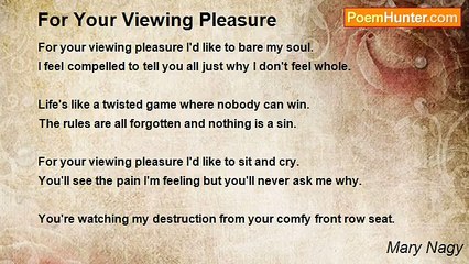 Mary Nagy - For Your Viewing Pleasure