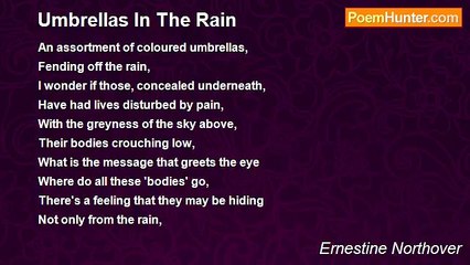 Ernestine Northover - Umbrellas In The Rain