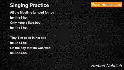 Herbert Nehrlich - Singing Practice