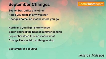 Jessica Millsaps - September Changes