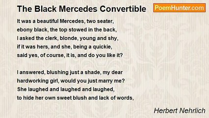 Herbert Nehrlich - The Black Mercedes Convertible