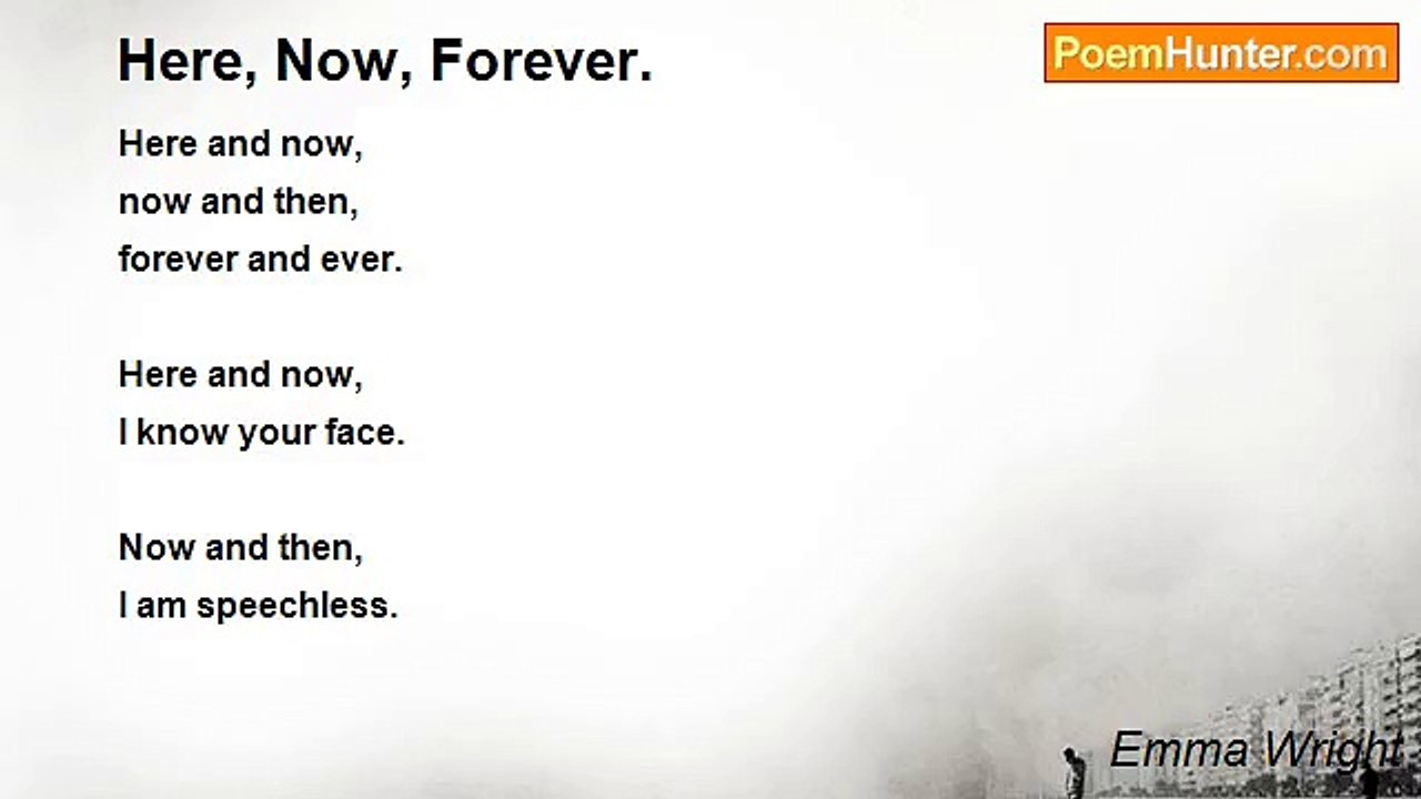 Emma Wright - Here, Now, Forever.