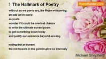 Michael Shepherd - !  The Hallmark of Poetry