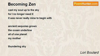 Lori Boulard - Becoming Zen