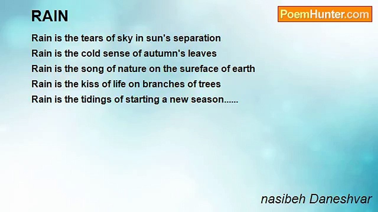 nasibeh Daneshvar - RAIN
