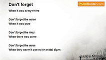 Jessica Millsaps - Don't forget