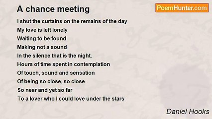 Daniel Hooks - A chance meeting