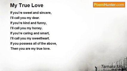 Tamara Moir - My True Love