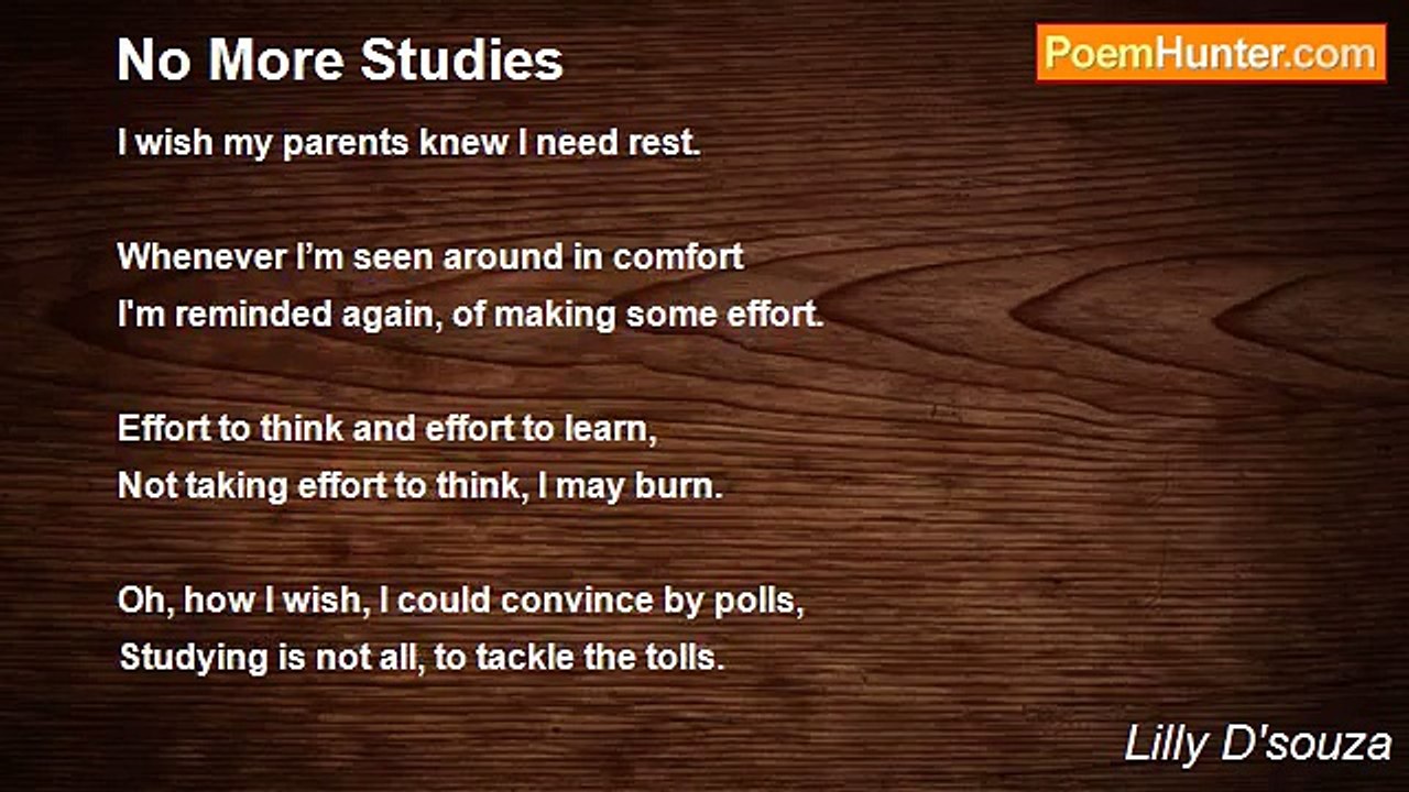 Lilly D'souza - No More Studies
