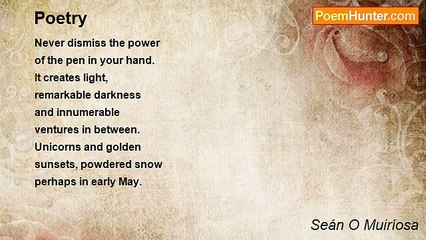 Seán O Muiríosa - Poetry