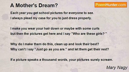 Mary Nagy - A Mother's Dream?
