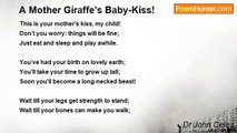 Dr John Celes - A Mother Giraffe’s Baby-Kiss!