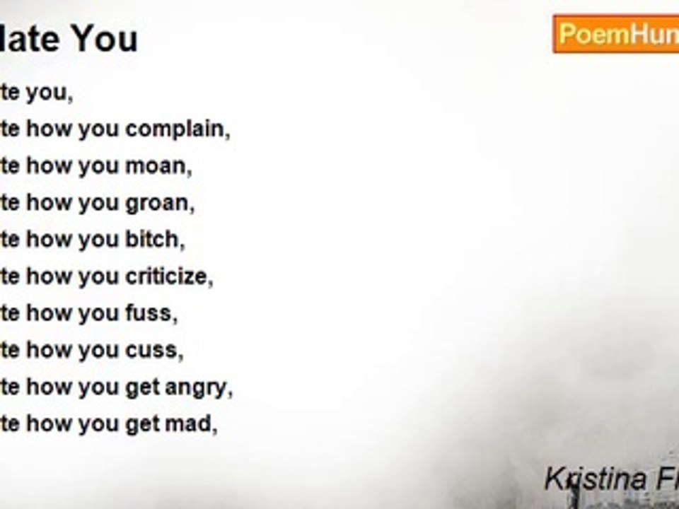Kristina Fleissner - I Hate You