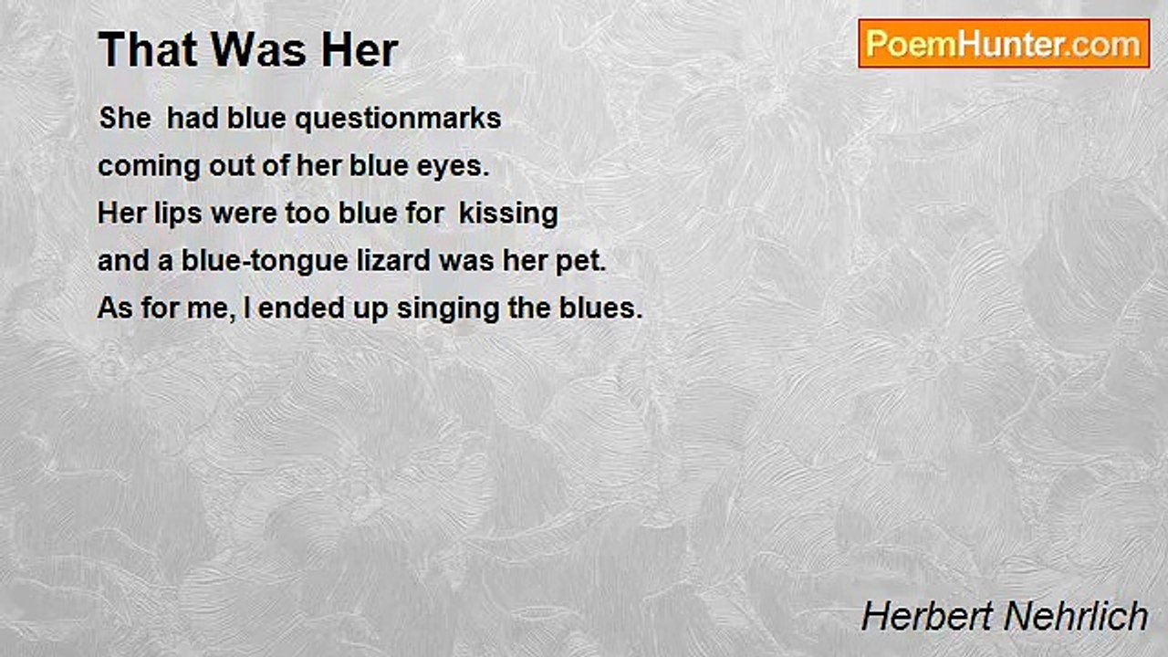 Herbert Nehrlich - That Was Her