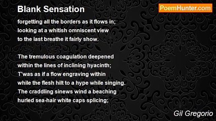 Gil Gregorio - Blank Sensation