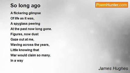 James Hughes - So long ago
