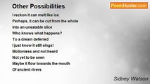 Sidney Watson - Other Possibilities
