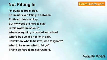 Vidushi Khera - Not Fitting In