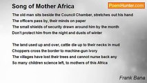 Frank Bana - Song of Mother Africa