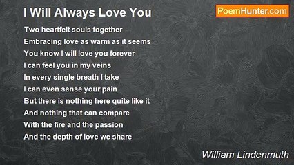William Lindenmuth - I Will Always Love You