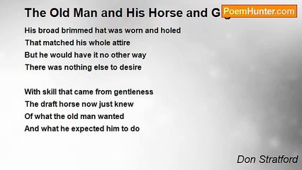 Don Stratford - The Old Man and His Horse and Gig