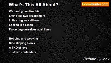 Richard Quinby - What’s This All About?