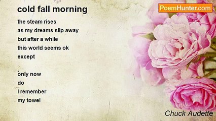 Chuck Audette - cold fall morning