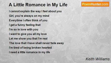 Keith Williams - A Little Romance in My Life
