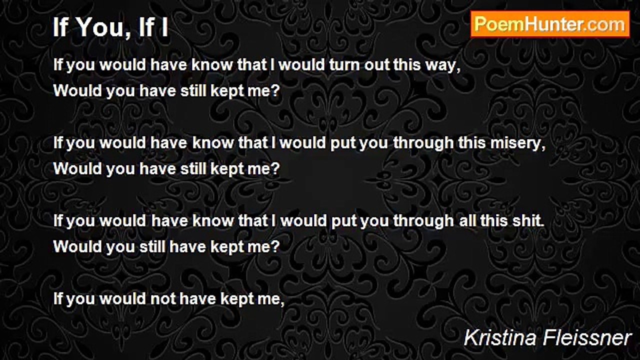 Kristina Fleissner - If You, If I