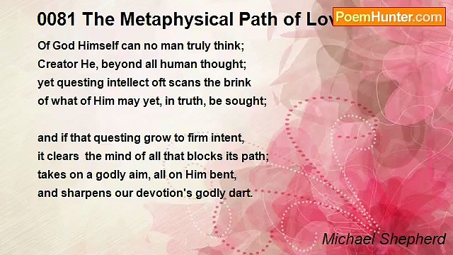 Michael Shepherd - 0081 The Metaphysical Path of Love