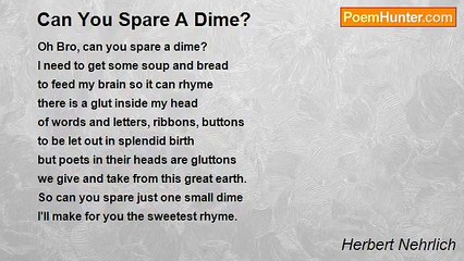 Herbert Nehrlich - Can You Spare A Dime?