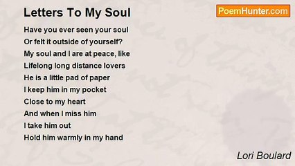 Lori Boulard - Letters To My Soul